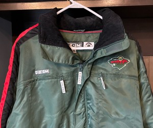 lot 225 image: Minnesota Wild Hockey CCM Coat  Jacket