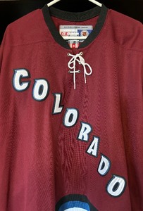 lot 243 image: New #4 Blake Colorado Avalanche Hockey CCM Jersey