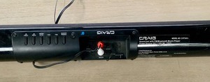 lot 180 image: Craig Sound Bar with FM  Bluetooth Music Player