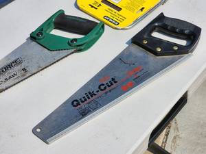 lot 87 image: Assorted Hand Saws
