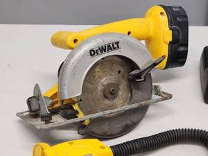 lot 116 image: (3) Assorted DeWalt Cordless Power Tools