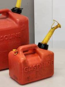 lot 119 image: (2) Assorted Size Gas Cans