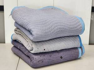 lot 119A image: (3) Assorted Moving Blankets