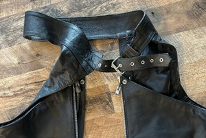 lot 303 image: Black Leather Chaps