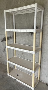 lot 321 image: White Storage Shelf