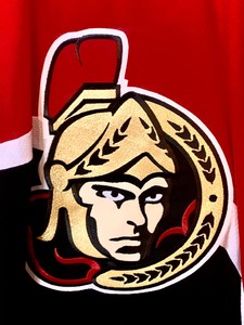 lot 346 image: Vintage 90s Ottawa Senators CCM Hockey Jersey Mens Size XL HASEK #39