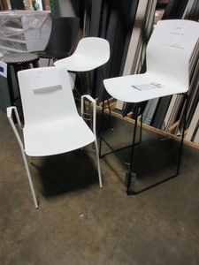 lot 347 image: CHAIR AND BAR STOOLS