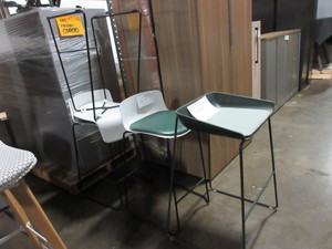 lot 355 image: STEELCASE AND ERG STOOLS