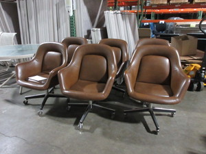lot 360 image: KNOLL CONFERENCE CHAIRS