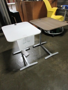 lot 373 image: STEELCASE SKATE TABLES