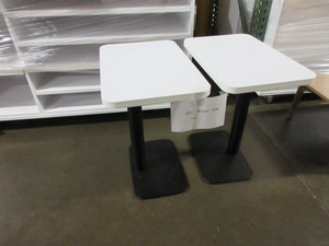 lot 378 image: STEELCASE ARM PERSONAL SIMPLE TABLES