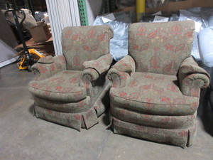 lot 404 image: STICKELY ACCENT CHAIRS