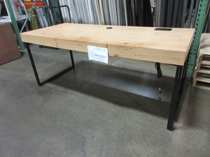lot 410 image: STEELCASE WEST ELM DESK