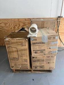Pallet of Air ConditionersEvaporative Coolers