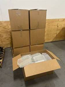 Pallet of 9 Boxes of ULINE Parts Bins (S-12415) (approximately 30 bins per box)
