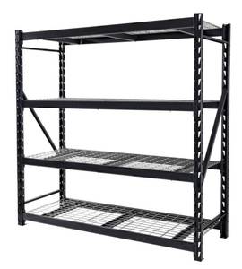 Ironton 10,000-Lb. Capacity, 4-Tier Shelving Rack, 77in.W x 24in.D x 72in.H