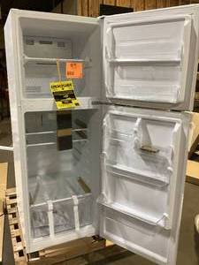 Vissani 10.1 cu. ft. Top Freezer Refrigerator in White Slight Damage  Customer Returns See Pictures
