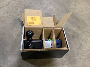 TowSmart Up to 14,000 lb. 1-78 in., 2 in, and 2-516 in. Ball Diameters Adjustable Trailer Tri-Ball Mount with Hook    Customer Returns See Pictures