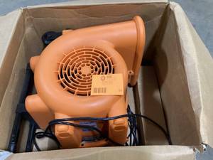 RIDGID 1625 CFM 3-Speed Portable Blower Fan Air Mover with Collapsible Handle and Rear Wheels for Water Damage Restoration    Customer Returns See Pictures
