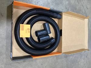 RIDGID 2-12 in. x 7 ft. DUAL-FLEX Locking Vacuum Hose Kit Accessory Shop Vac Attachment for RIDGID Wet Dry Vacuums     Customer Returns See Pictures