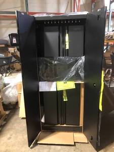 Husky 3-Piece Regular Duty Welded Steel Garage Storage System in Black customer return review pictures