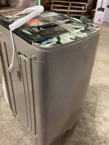 JEREMY CASS 1.38 cu.ft. 17.7 lbs. Full-Automatic Smart Home Top Load Washer, Washing Machine w Drain Pump, 10 Wash Program in Gold Damaged Customer Returns See Pictures