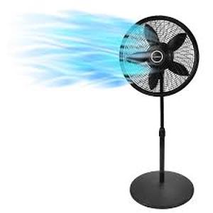 Lot of Lasko 18 in. 3 Speed Oscillating Pedestal Fan with Adjustable Height, Easy Assembly, and Quiet Cooling for Any Room in Black  Customer Returns See Pictures