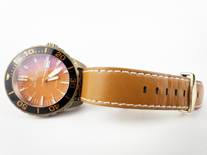 Mens Invicta Pro Diver Orange & bronze Automatic Watch. Working. Model # 25646