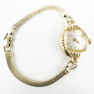 Ladys Bulova 12k Gold Filled Mechanical Watch. Winds.