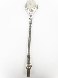 Ladys Bulova #D374064 Two Diamond Accented white 10k Rolled Gold Plated Mechanical Watch. Winds.
