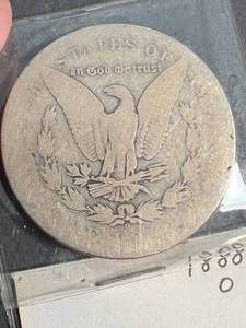 lot 73 image: 1888-O US MORGAN SILVER DOLLAR