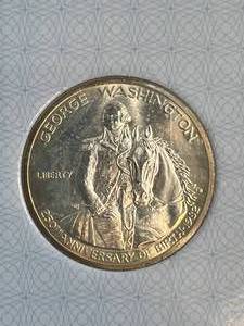lot 76 image: 1982-D US WASHINGTON COMMEM HALF DOLLAR AACGS MS65
