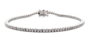 3.00 Carat Diamond Tennis Bracelet in 14k White Gold $5,400 Retail