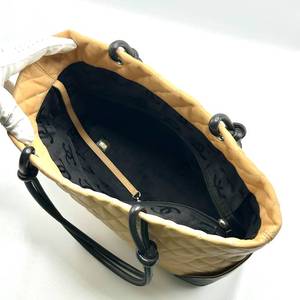 Chanel Beige Cambon Line Coco Mark Lambskin Large Tote Bag - Authentic $2,399 Retail