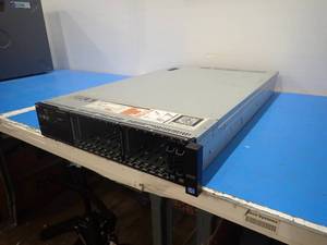lot 10 image: Dell&nbspPowerEdge R820 Server  power supply&nbspE1100E-S0 (x2 units)  RAID Card&nbspPerc H710P  CPU&nbspINTEL XEON E5-4640  2.40GHz (x4 units)  112GB DDR3L RAM  NO HDs  16 HD Bays  Includes CAB-AC power cable 