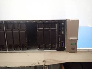 lot 16 image: HP&nbspProLiant DL380 GEN9  Power Supply&nbspHSTNS-PL41 (x2 units)  RAID Card&nbspP440ar  CPU&nbspIntel(R) Xeon(R) CPU E5-2620 v4  2.10 GHz  64GB DDR4 RAM  NO HDs  24 HD bays  Includes power cable 