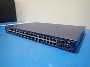 lot 21 image: Netgear Prosafe 48-Port Gigabit Safe Switch GS748T v3 Network switch  Includes CAB-AC power cable 