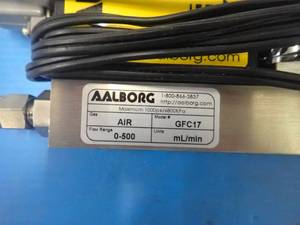 lot 68 image: Aalborg&nbspGFC17 Mass Flow Controller with power adapter 