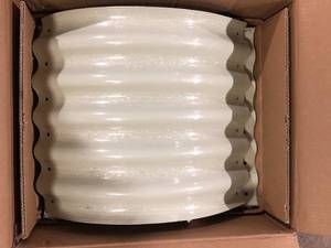 lot 7 image: VEIKOUS 8 ft. x 2 ft. x 1.4 ft. Galvanized Raised Garden Bed 9-in-1 Planter Box Outdoor, Pearl White Customer Returns See Pictures