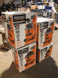 lot 1 image: Pallet of Assorted WetDry Shop Vacs Various Models and Conditions Customer Returns See Pictures