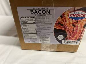 6lbs Thick Sliced Hickory Smoked Bacon