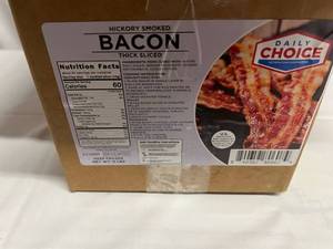 6lbs Thick Sliced Hickory Smoked Bacon