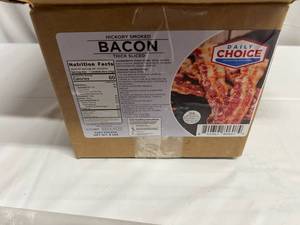 6lbs Thick Sliced Hickory Smoked Bacon