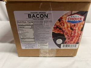 6lbs Thick Sliced Hickory Smoked Bacon