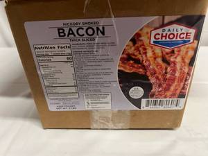 6lbs Thick Sliced Hickory Smoked Bacon