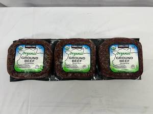 3x 1.34lbs Organic Ground Beef 85%15%