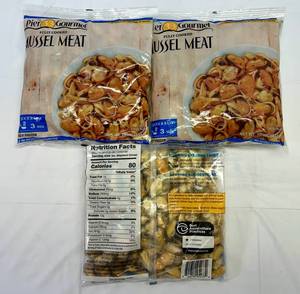 3x 16oz Fully Cooked Mussel Meat