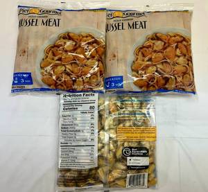 3x 16oz Fully Cooked Mussel Meat