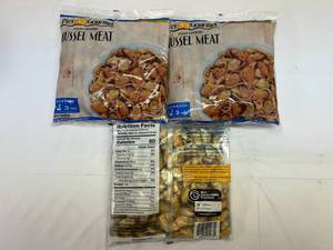3x 16oz Fully Cooked Mussel Meat
