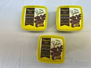 3x 9.5oz Frozen Chocolate Covered Banana Bites